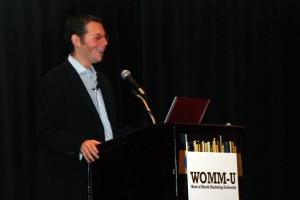 Joseph Jaffe of JaffeJuice.com Gives a Keynote at WOMM-U, a WOMM event put on by WOMMA