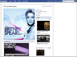 Britney Spears Facebook Page